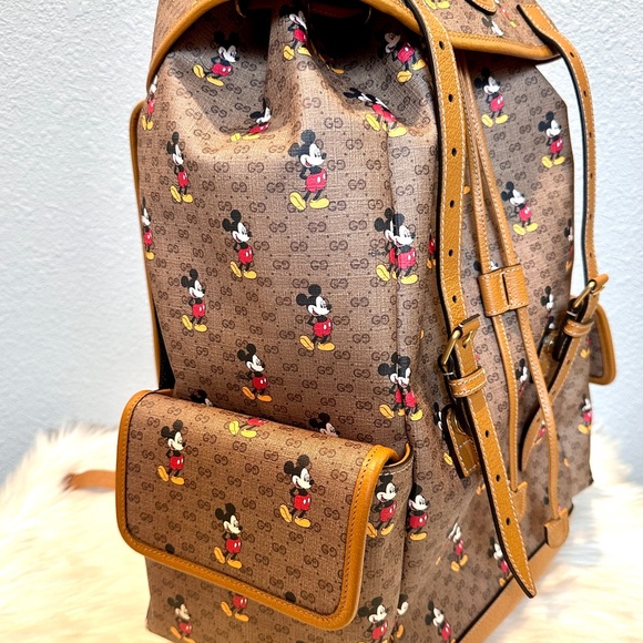 NEW Gucci X Disney Mickey Mouse Backpack Collector’s Item - Picture 2 of 12